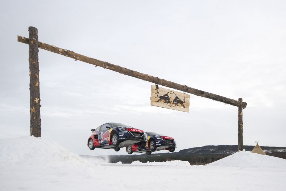 Timmy Hansen and Sebastien Loeb