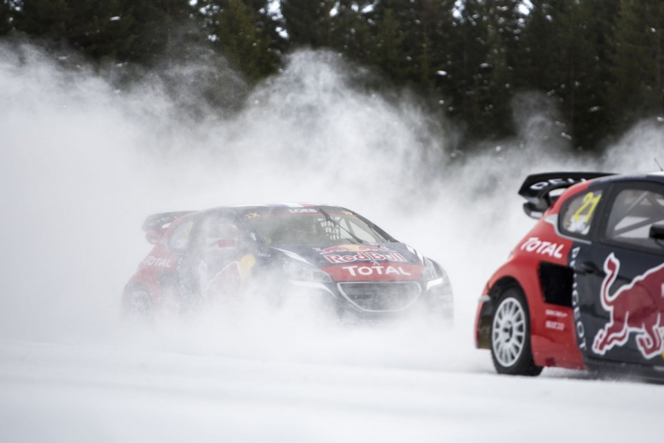 Timmy Hansen and Sebastien Loeb