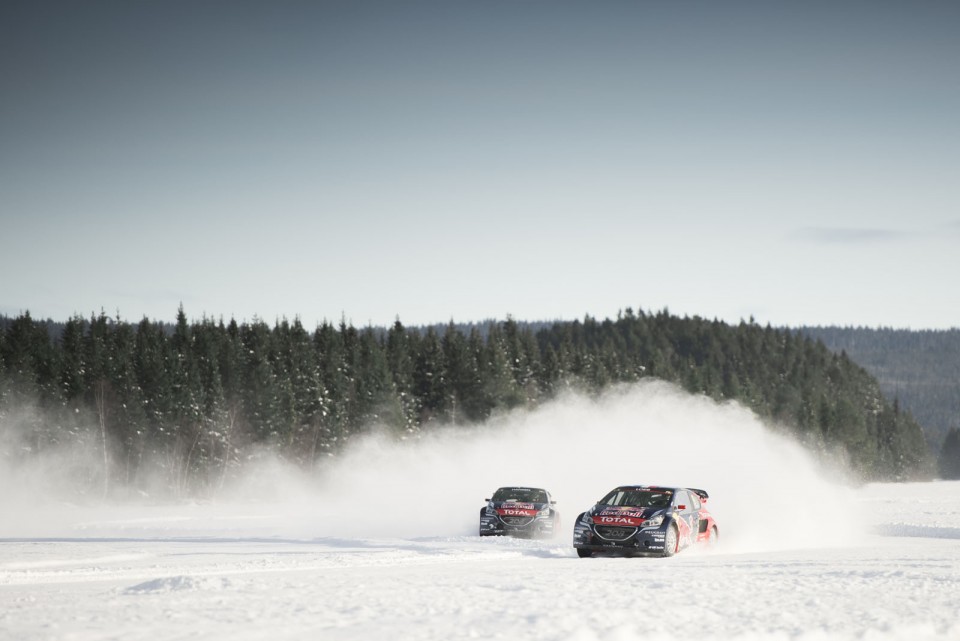 Timmy Hansen and Sebastien Loeb