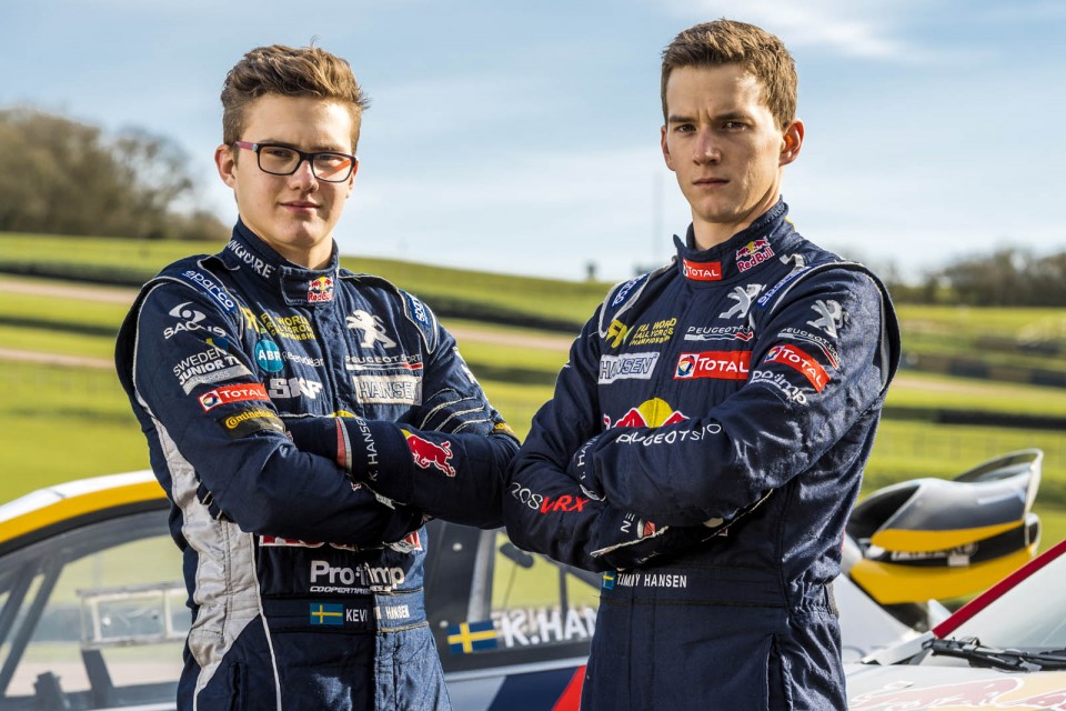 Portrait Kevin Hansen, Timmy Hansen - Peugeot 208 WRX Rallycross (2017)