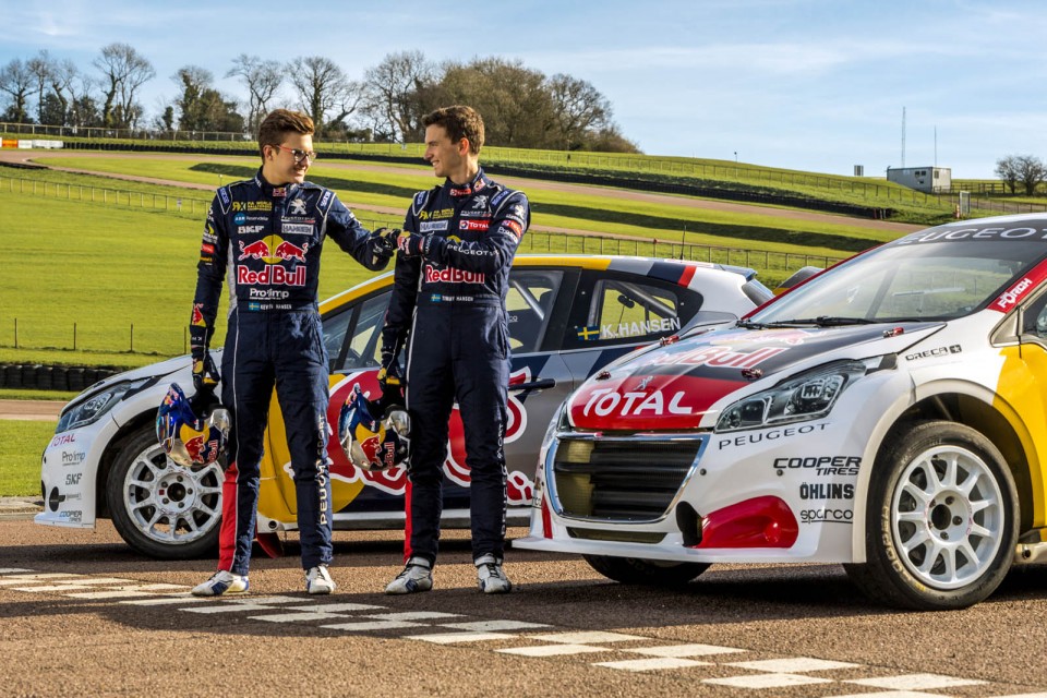 Portrait Kevin Hansen, Timmy Hansen - Peugeot 208 WRX Rallycross (2017)