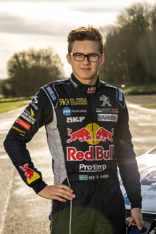 Portrait Kevin Hansen - Peugeot 208 WRX Rallycross (2017)