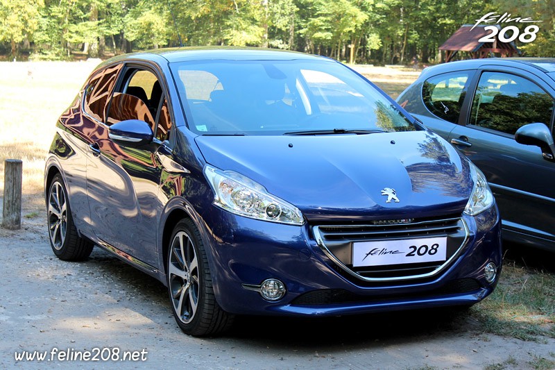 [Gaël] Peugeot 208 Féline 1.6 e-HDi 115 Bleu Virtuel 3p - 002