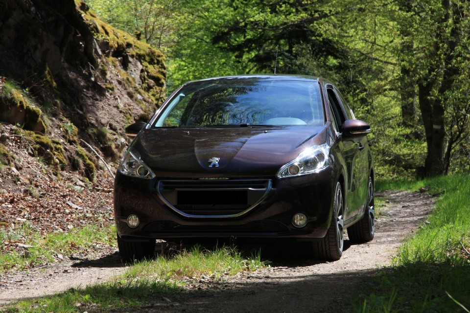 [joe2097] Peugeot 208 Féline 1.6 e-HDi 115 Rouge Noir 3p - 001