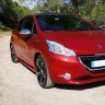 [vasco] 3/4 avant Peugeot 208 GTi 1.6 THP 200 Rouge Rubi - 030